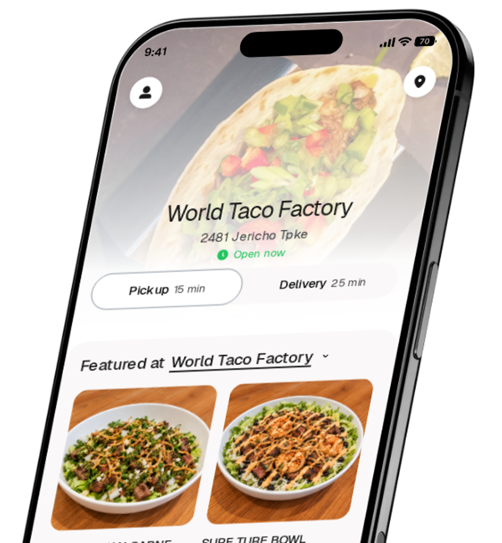World Taco Factory app preview
