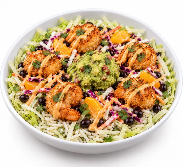 Crispy Shrimp Bowl.