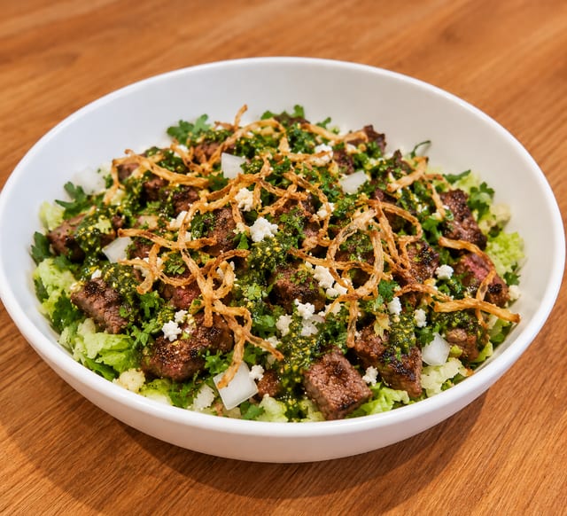 Argentinian Carne Asada Bowl.